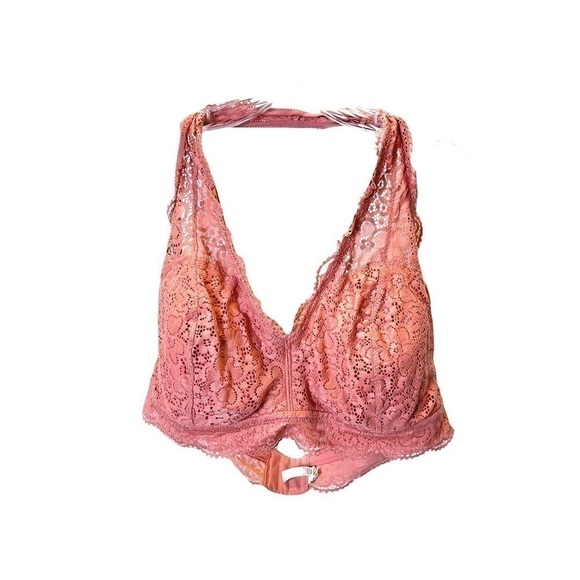 Aerie Bra Womens XL Dusty Rose Lace Bralette - Picture 1 of 6